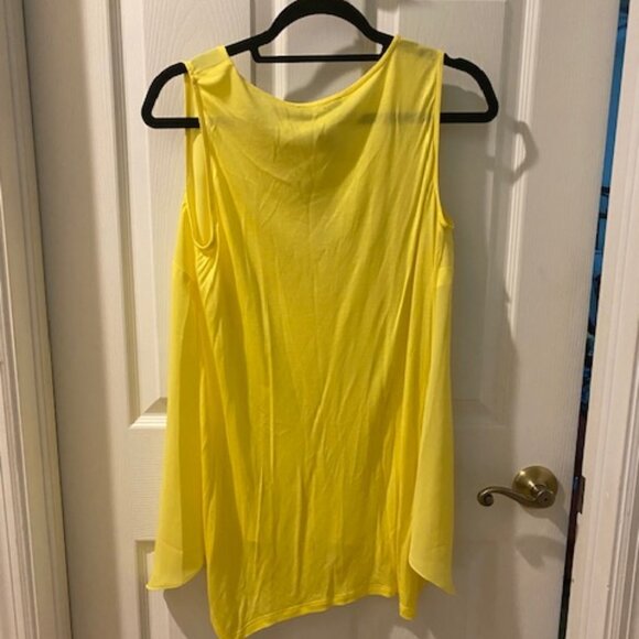 INC sheer V-neck Tank Top Medium - Picture 3 of 5
